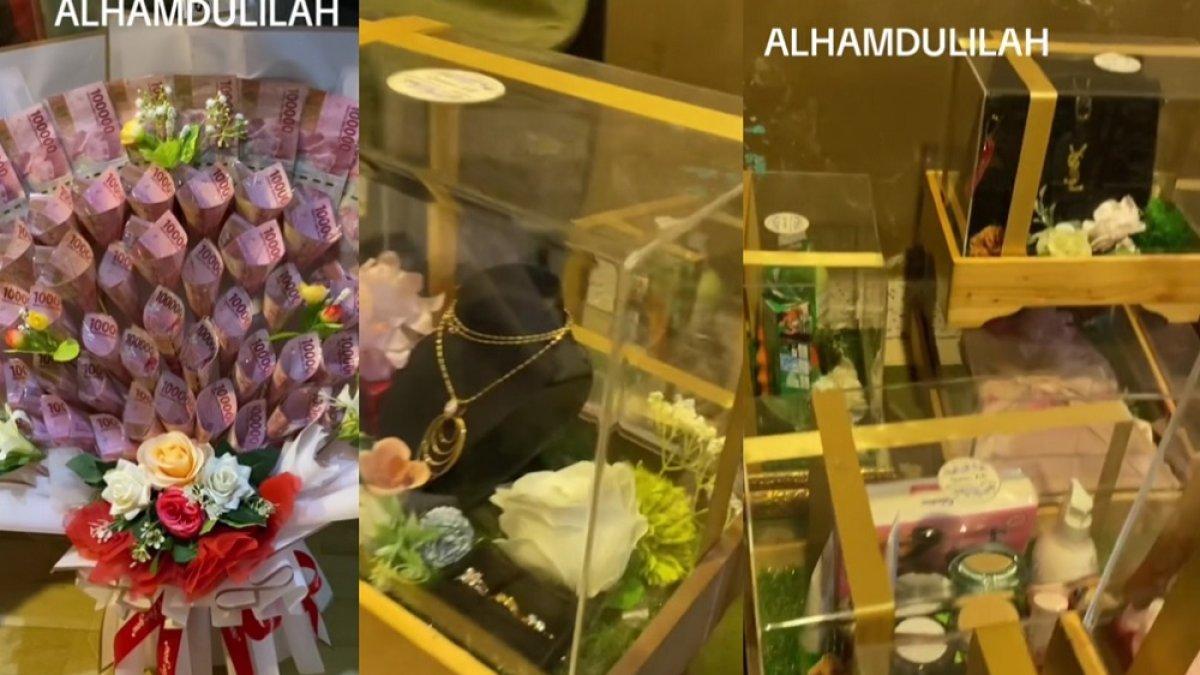 Yessy Menyesal? Alya Jelita Istri Ryan Dono Dapat Seserahan Mewah, Buket Uang hingga Cincin Berlian