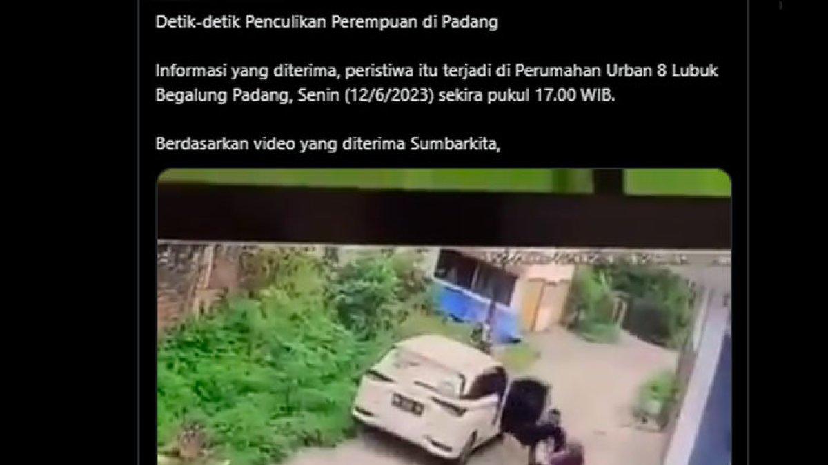 DETIK-detik Wanita Diculik Mantan karena Tak Terima Diputus, Pelaku Tancap Gas Hampir Tabrak Warga