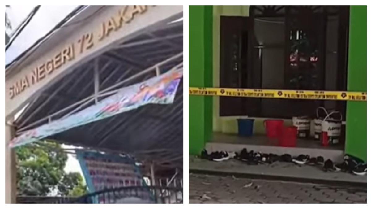 Tragedi SMAN 72 Jakarta membuat terkejut seluruh anggota sekolah, pasalnya ledakan tersebut terjadi pada saat melaksanan shalat Jumat di masjid.