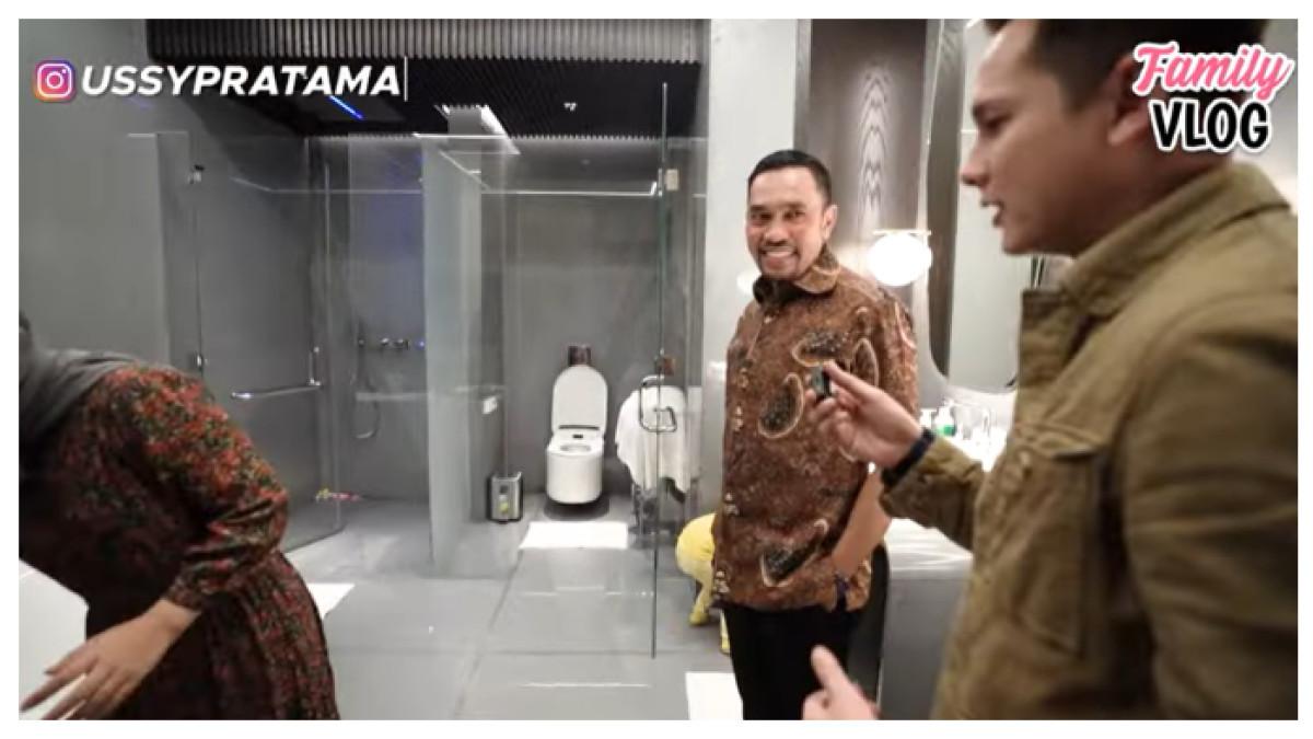 Keadaan kamar mandi Ahmad Sahroni