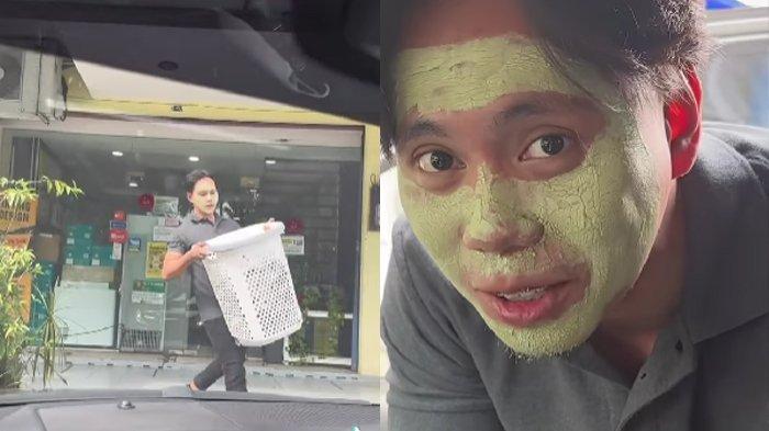 Pakai Masker, Pria Ini Lupa Cuci Muka, Pede Keluar untuk Laundry, Petugas Tegur 'Oy Kenapa Muka Tu'