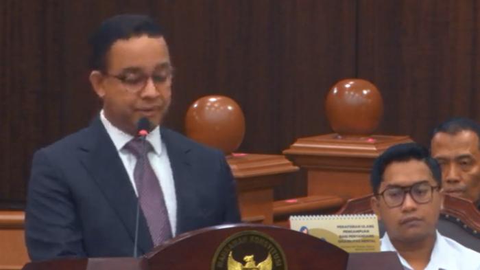 Anies Baswedan Lantang di Sidang Sengketa Hasil Pilpres 2024, Singgung Pemimpin MK hingga Bansos