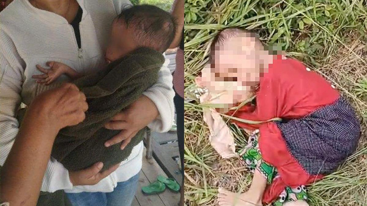 MIRIS! Balita Gizi Buruk Dibuang Orang Tua di Semak-semak Kota Sampit, Tubuh Basah Terguyur Hujan