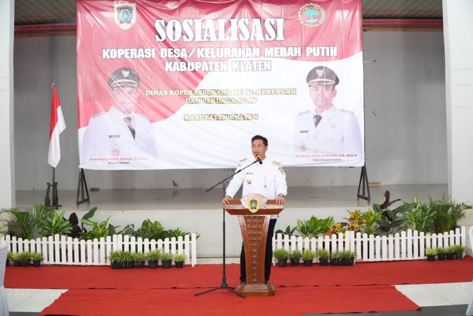 Dorong Ekonomi Desa, Bupati dan Wabup Klaten Turun Langsung Sosialisasi Koperasi Merah Putih