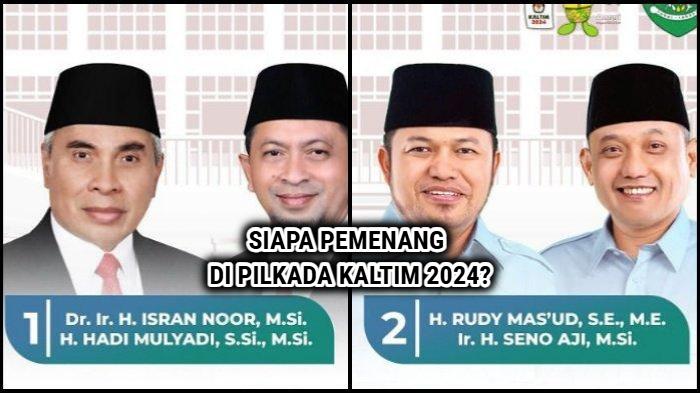 Hasil Real Count KPU: Pilkada Kaltim 2024, Ini Perolehan Suara Isran-Hadi & Rudy-Seno, Siapa Unggul?