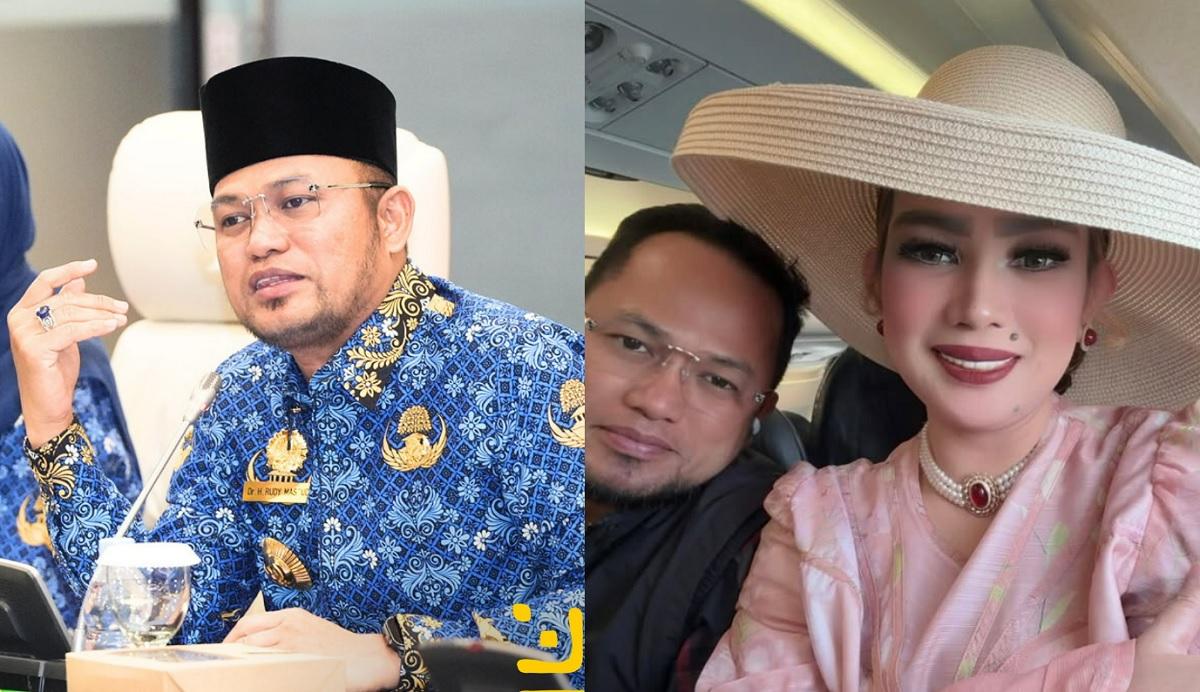 Kolase-potret-Gubernur-Kaltim-Rudy-Masud-dan-istrinya-Sarifah-Suraidah.jpg
