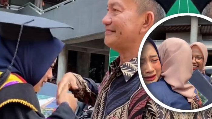 Sendirian di Hari Wisuda, Mahasiswi Tak Sangka Dihampiri Keluarga Sahabat, Ortu Kandung Tak Datang
