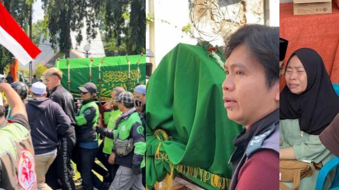 Tangis Keluarga Iringi Pemakaman Affan Kurniawan ke TPU Karet Bivak, Adik Tak Henti Menangis