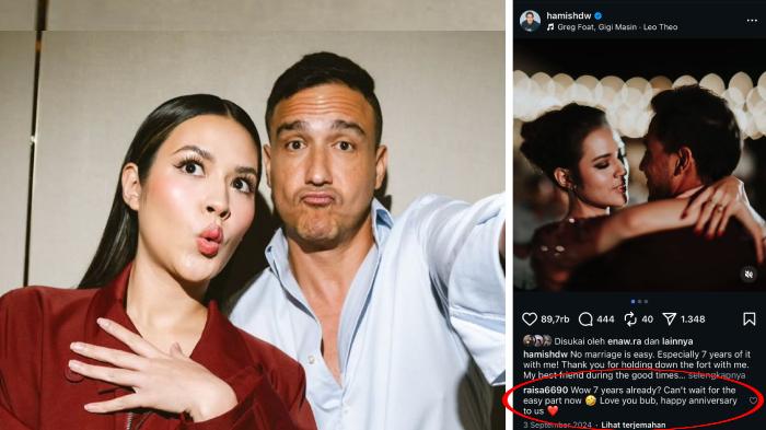 Unggahan Setahun Lalu Isyaratkan Beratnya Pernikahan Hamish Daud, Komen Raisa Disorot: Kapan Enaknya