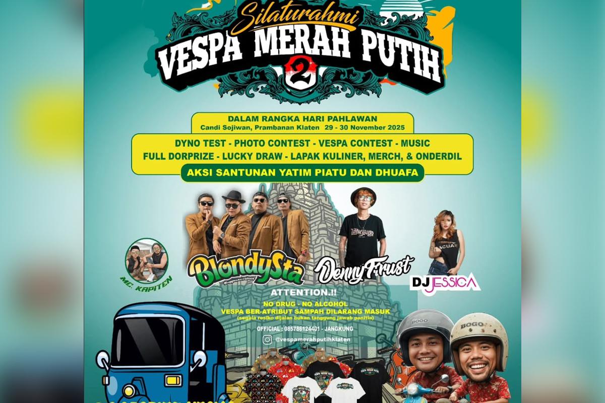 Dimeriahkan DJ, Rolling Thunder hingga Santunan!Ini Pesan Bupati Hamenang untuk Scooterist di SVMP 2