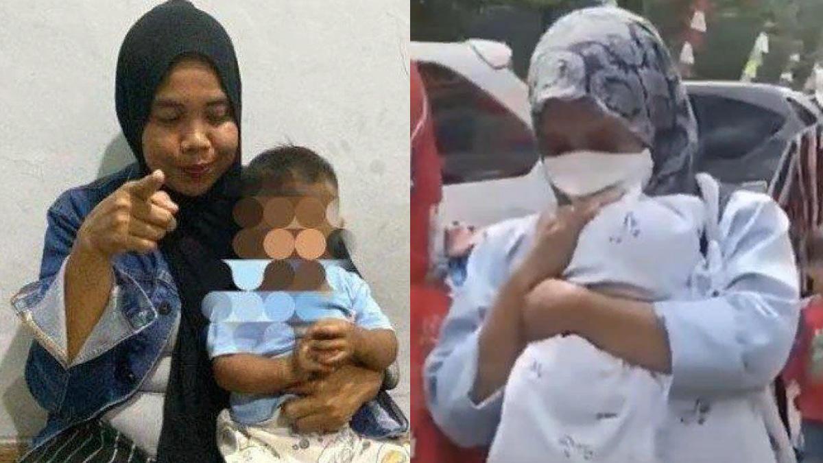 Beda Sikap Siti dan Ibu D yang Bayinya Diduga Tertukar, Siti Terlihat Lebih Santai Jalani Tes DNA