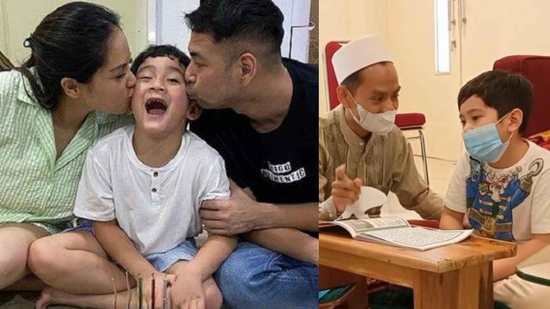 Raffi Ahmad Antar Rafathar Masuk Pesantren, Terekam Kegiatan Kakak Rayyanza Bareng Para Santri