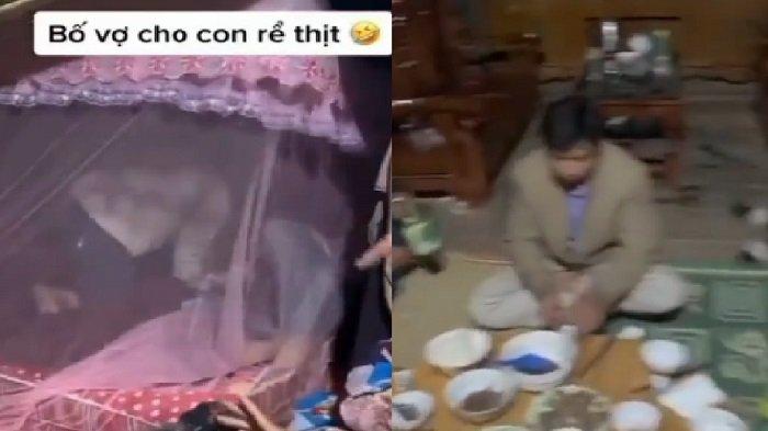 Beda Dari yang Lain, Sepasang Pengantin Ini Malam Pertama di Dalam Kelambu, Jadi Tontonan Keluarga