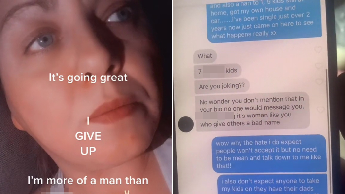 Cari Jodoh di Tinder, Wanita Ini Dihina Pria Karena Punya 7 Anak, Isi Chatnya Menyakitkan