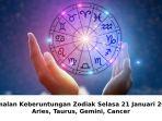 Ramalan Keberuntungan Zodiak Aries, Taurus, Gemini, Cancer Selasa 21 Januari 2025: Ini Angka Hokimu!