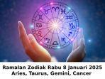 Ramalan Zodiak Aries, Taurus, Gemini, Cancer Besok Rabu 8 Januari 2025: Cancer Hoki Dapat Promosi!