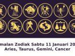 Ramalan Zodiak Aries, Taurus, Gemini, Cancer Besok Sabtu 11 Januari 2025: Cancer Bisa Foya-foya!