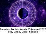Ramalan Zodiak Leo, Virgo, Libra, Scorpio Kamis 23 Januari 2025, Karier Scorpio Menanjak!