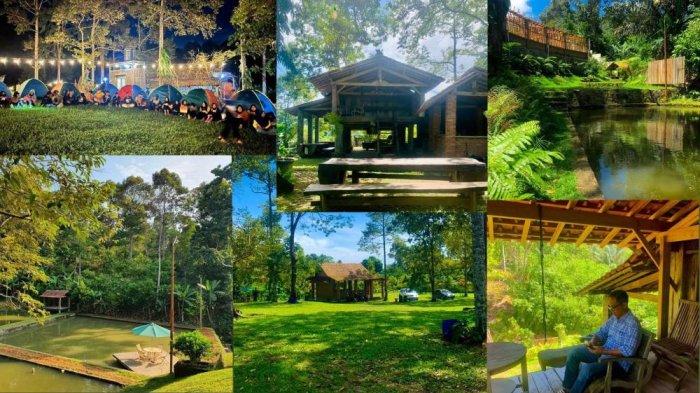 Suasana perkemahan di Camp Restu Bumi Prendoan, Bandar Lampung.