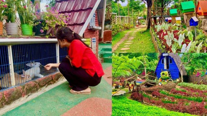 Suasana di wisata Umbul Helau, Kedaung, Kemiling, Kota Bandar Lampung.