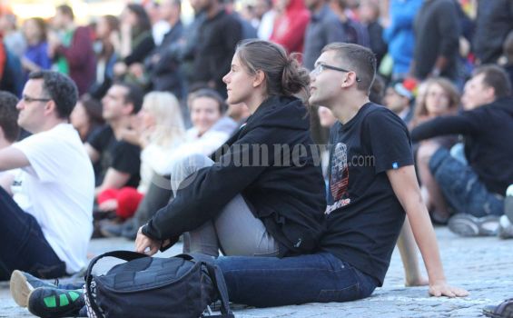Suporter Jerman Penuhi Jalan-jalan Gdansk