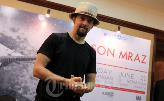 Malam ini Jason Mraz Manggung di Senayan