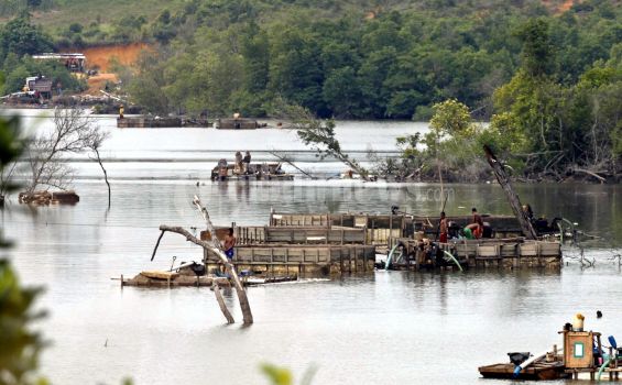 Penambang Pasir Brantas Kediri Kambuh Lagi