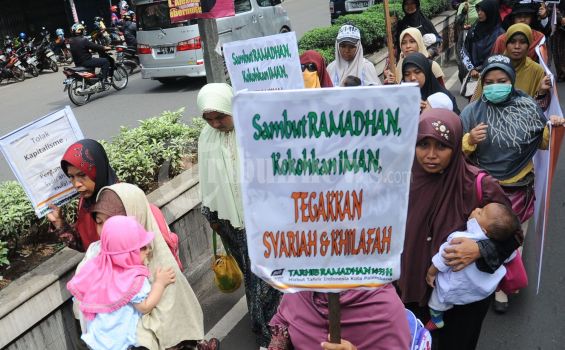 500 Siswa SD Pawai Sambut Bulan Ramadan