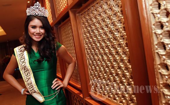 Demi MU, Miss Indonesia 2012 Rela Tidur Cuma Dua Jam