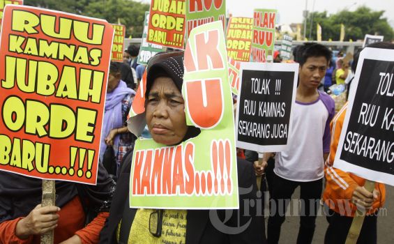 Mahasiswa UIN Tolak RUU Kamnas