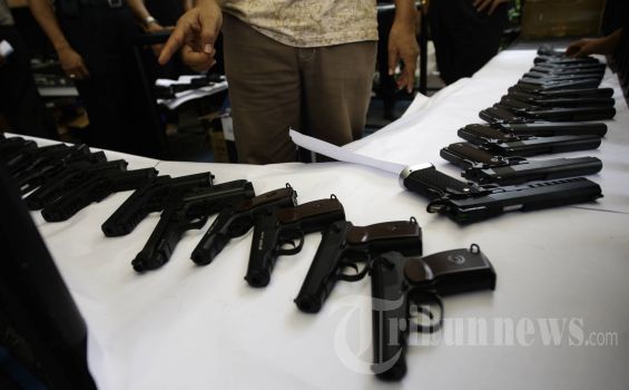 Selain Ratusan Pil Ekstasi, BNNP Sumut juga Sita Dua Air Softgun