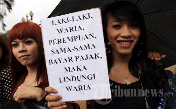 Waria di Sulawesi Utara Tuntut Perda Kesetaraan Jender