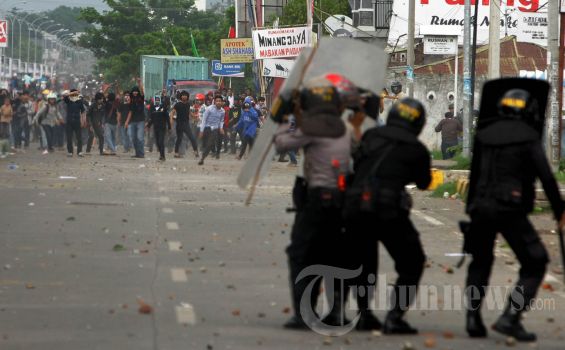 Daftar Kerusakan Akibat HUT Hari Korupsi dan HAM di Makassar