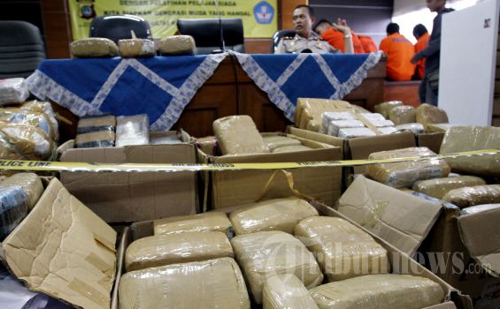 Selundupkan Ganja Oknum Anggota TNI AU Ditangkap