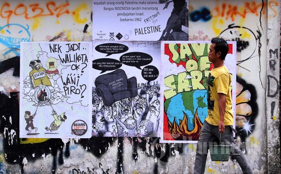 Jokowi Kecualikan Graffiti dan Mural di Tembok Kota