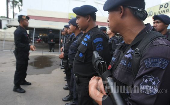 Amankan Putusan MK, Polisi Bersenjata Peluru Tajam Disiagakan