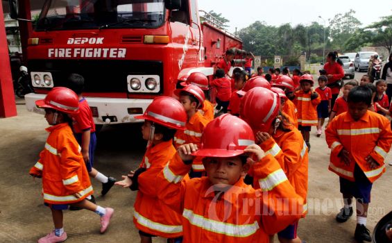 Gedung Sekretariat Negara Jakarta Terbakar