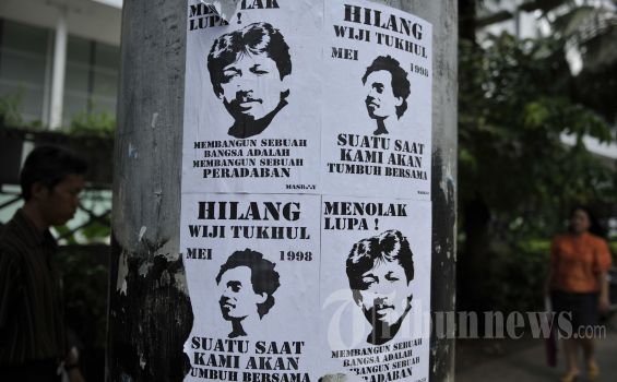 Politisi PDIP Buat Sajak Kembalikan Wiji Thukul