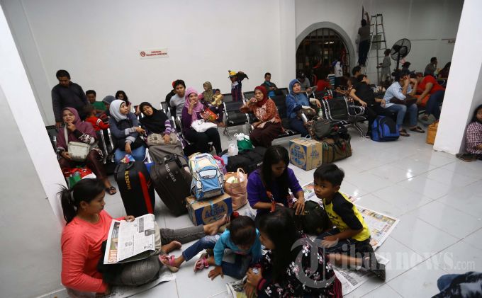 Meningkat Jumlah Penumpang dari Stasiun Senen