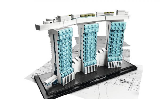 Marina Bay Sands Hadir dalam Bentuk Lego