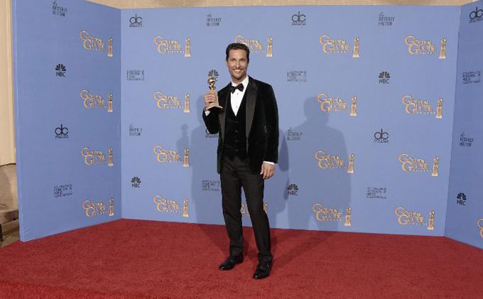 Pertama Kali Dinominasikan, Matthew McConaughey Menangkan Golden Globe