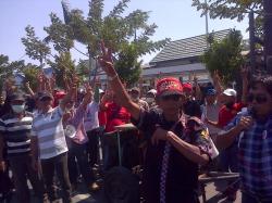Ratusan Relawan Jokowi - JK Apel Waspada Kecurangan