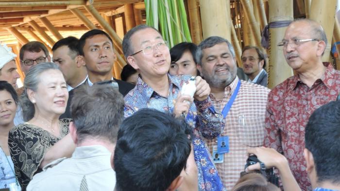 Sekjen PBB Ban Ki-moon Telepon Jokowi
