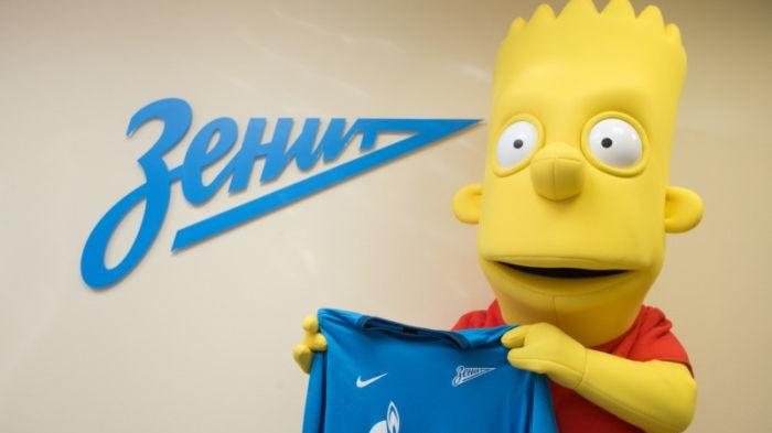 Bart Simpson, Maskot Anyar Zenit St Petersburg