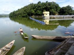 Bangunan Pelimpah Waduk Pacal Bojonegoro Yang Jebol MUlai Diperbaiki