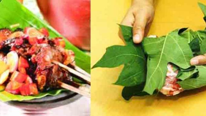 Daun Pepaya Kunci Empuknya Sate Kambing Tegal