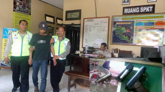 Pria Mabuk Bawa Senjata Diamankan dari Warung Remang-remang