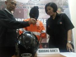 Simpan Sabu di Helm, Satpam Dibekuk Polisi