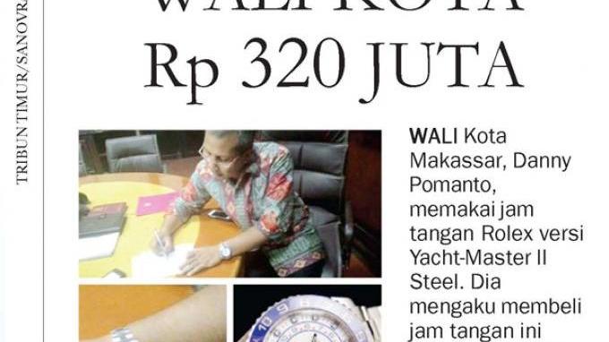 Jam Tangan Wali Kota Makassar Rp 320 Juta