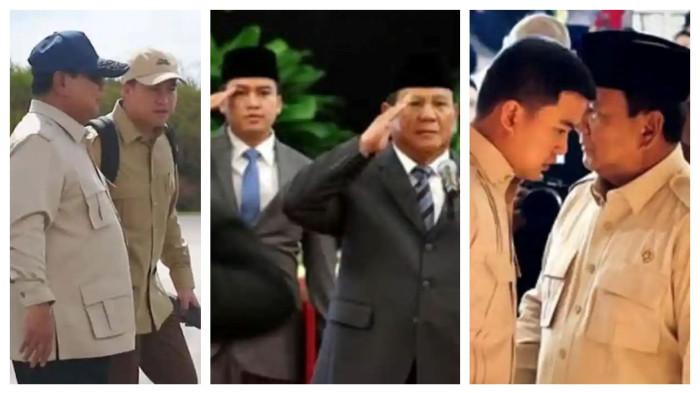 AJUDAN PRESIDEN NGONTEN DI LOKASI BENCANA - Kolase foto Agung Surahman dan Presiden Prabowo. Agung Surahman merupakan asisten pribadi Presiden Prabowo Subianto. Sosok dan reaksi Agung Surahman usai konten A Day In My Life di Lokasi Bencana ramai nyiyiran netizen.